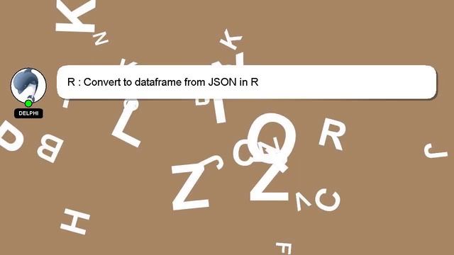 R : Convert to dataframe from JSON in R смотреть онлайн