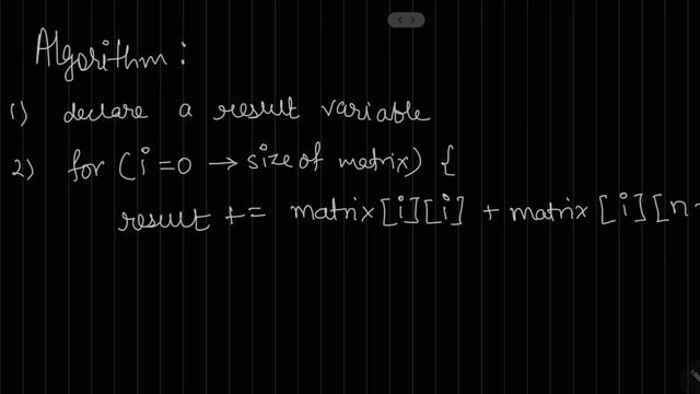 Matrix Diagonal Sum | LeetCode | Iterative Approach Explained #algorithm #leetcode #dailychallenge смотреть онлайн