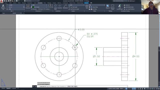 Dimensioning Circular Features and Other Dimensioning Tips & Tricks in AutoCAD смотреть онлайн