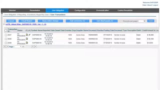 SAP Access Violation Management смотреть онлайн