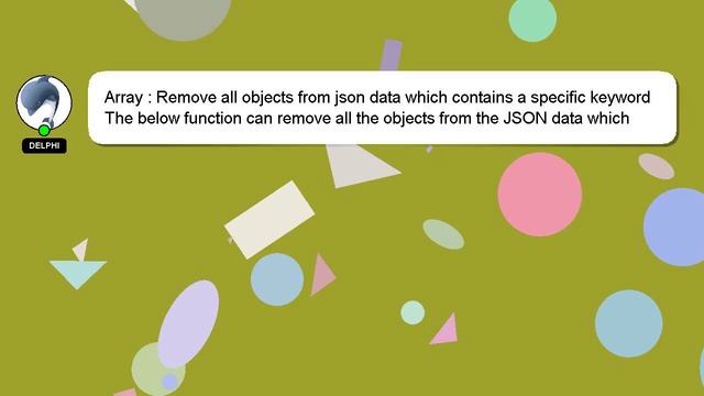 Array : Remove all objects from json data which contains a specific keyword смотреть онлайн