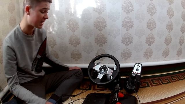 ОБЗОР НА НОВЫЙ РУЛЬ Logitech G27