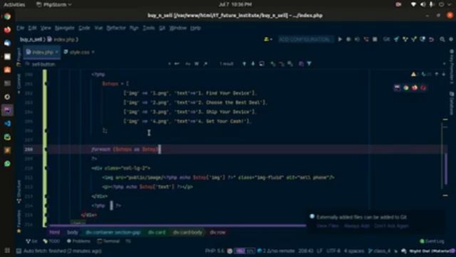 PHP Live Project | Buy and Sell | Class - 5 | Index Page Design смотреть онлайн