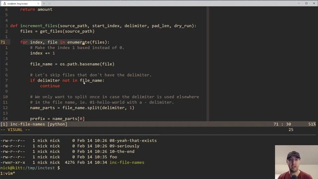 A Python Script to Increment File Names Starting at a Specific Number смотреть онлайн