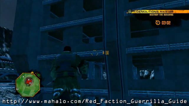 Red Faction Guerrilla Walkthrough - Eos Sector - Demolitions Master #2