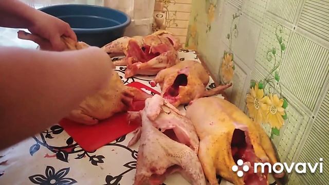 Убираем птицу на тушёнку. Дедуля красавчик. смотреть онлайн