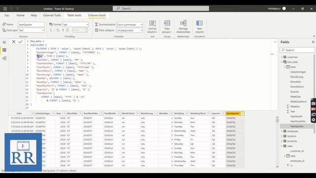 Learn Measures & Calculated Columns in Power BI (DateAsInteger, Year,MonthNo,YearMonthNo, etc..) смотреть онлайн