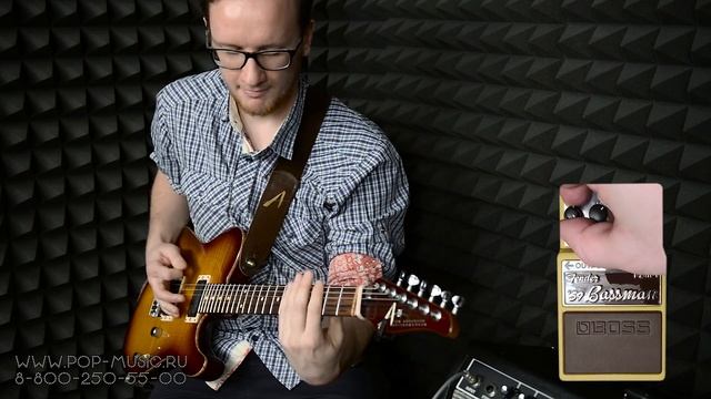 BOSS FBM-1 - педаль эмуляции звука легендарного усилителя 1959 Fender Bassman смотреть онлайн