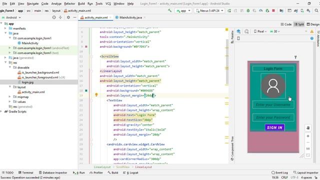 Scroll View in Andriod Studio смотреть онлайн