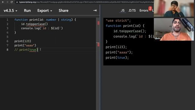 TypeScript Union Type смотреть онлайн