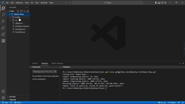 how to clone react project from github in visual studio code || 2023 смотреть онлайн