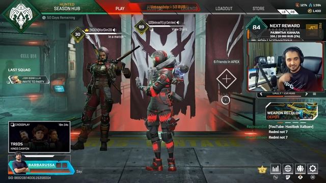 Tunggi strim Solo skvadga qarshi Predatorga chiqamiz O'zbekcha Strim #pubg #Apexlegends #apex смотреть онлайн