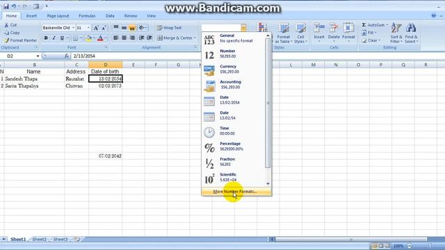 How to keep nepali date in Excel | BS date in excel | Excel tutorial in nepali | Tips and learnin смотреть онлайн