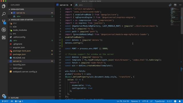Angular 7 universal configuration tutorial - environment variables смотреть онлайн