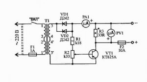 Простые схемы Зарядные устройства для автолюбителей