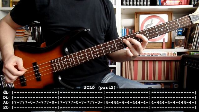 MOTÖRHEAD - Orgasmatron (bass Cover W/ Tabs & Lyrics)