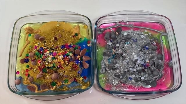 Tedy Tells...How to Mix Gold Vs Silver Slime | Slime Story | 51 смотреть онлайн