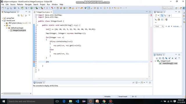 Most frequently asking interview Questions - Java Program for number repeat count from integer arra смотреть онлайн