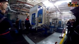 VLOG "Экскурсия по заводу МТЗ. Цех сборки тракторов. Цех изготовления деталей для КПП.