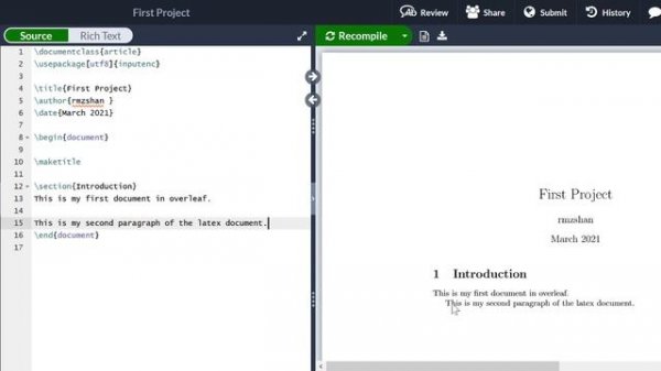 Overleaf Tutorial for Beginners | Latex Overleaf Tutorial