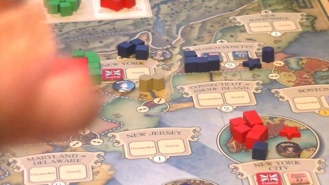 Liberty or Death Board Game Tutorial Playthrough Part 3: Turn 2 & 3 смотреть онлайн