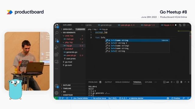 Generating code with go generate - Daniel Milde смотреть онлайн