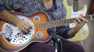 Review Test guitarra acustica dobro sr607 Stagg