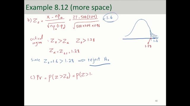 Hypothesis Testing - One Sample Proportion Test Example смотреть онлайн