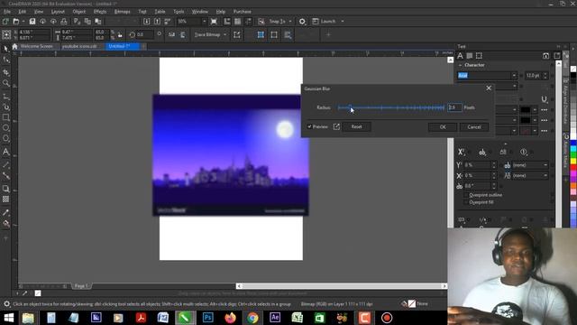How To Make Blur Backgrounds In CorelDraw 2020 #Backgrounds #CorelDraw #GraphicDesign #Design