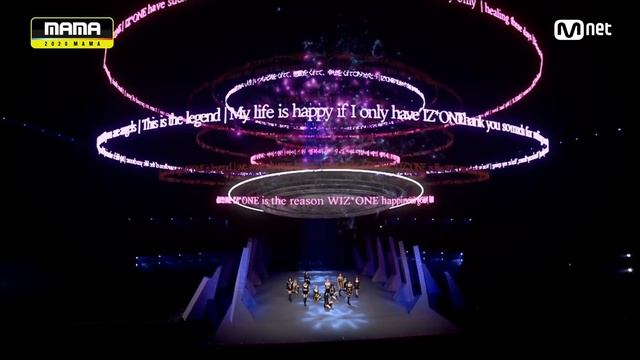 [2020 MAMA] IZ*ONE_Panorama | Mnet 201206 방송