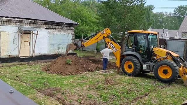 Котлован под плитный фундамент