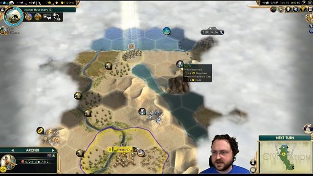 Civilization 5 - Walk like an Egyptian - Earth / True Start Location - Part 1 смотреть онлайн
