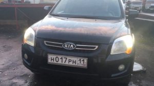 Работа ДХО+указатели поворота KIA SPORTAGE 2