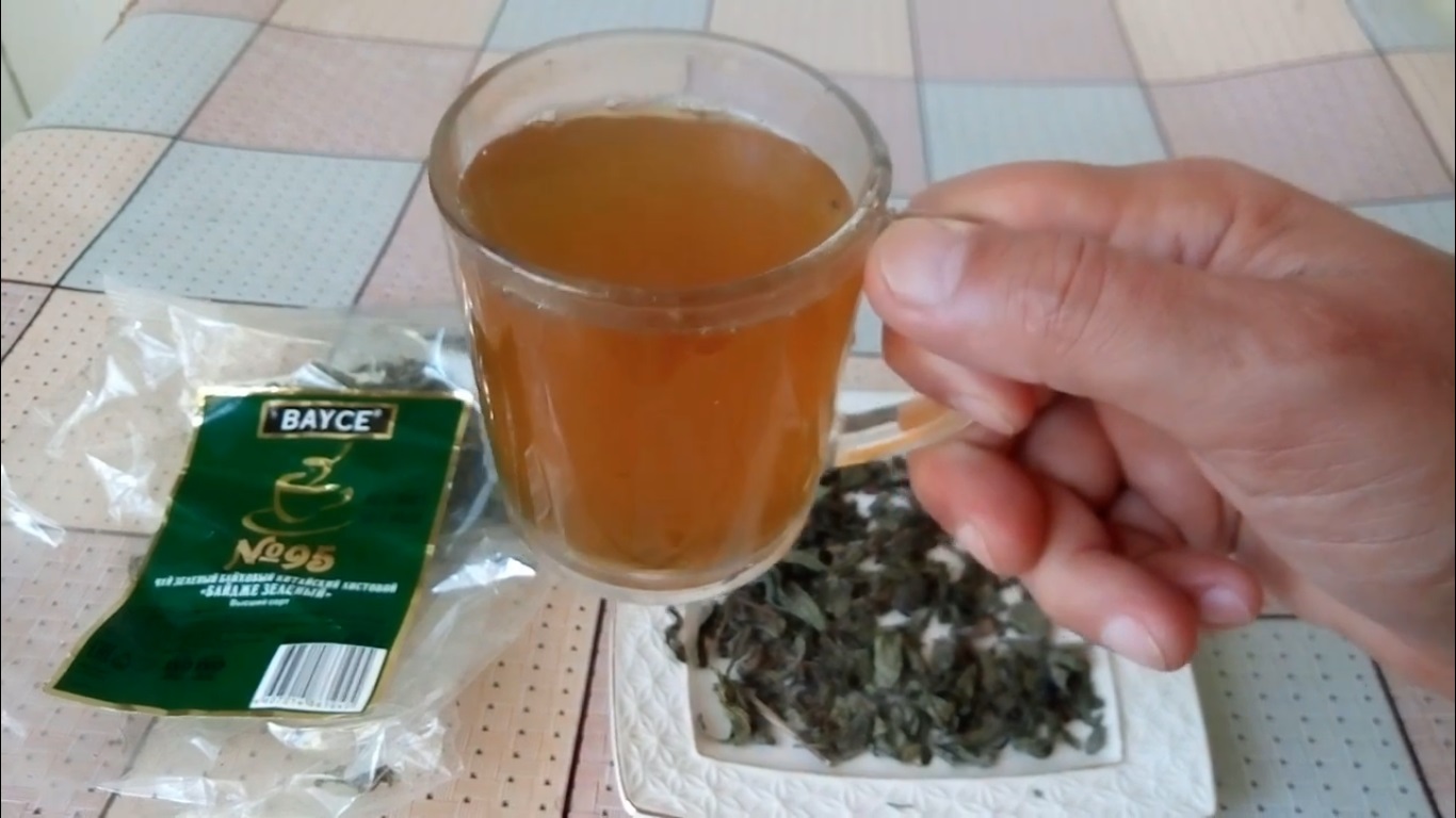 2368 Обзор, тест, дешёвый зелёный чай BAYCE 95 байховый китайский листовой, магазин Маяк, город Орёл