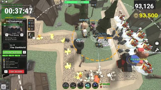NEW TDS NECROMANCER TOWER смотреть онлайн