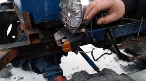 Самодельные крылья на Т-40 АМ/ начало работ