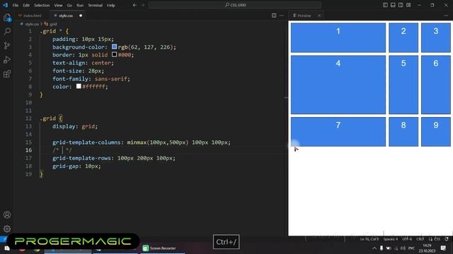 [GRID CSS] Tutorial #3 - Обучалка Полный Видео-Курс grid-template-columns: minmax(100px, 500px) aut смотреть онлайн