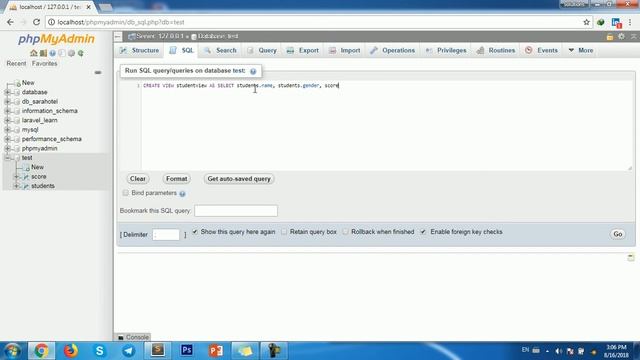 PHPMYADMIN | How to create view in mysql PHPMYADMIN? смотреть онлайн