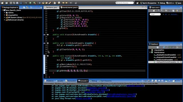 Java OpenGL 2D Game Tutorial - Episode 4 - OpenGL Projections смотреть онлайн