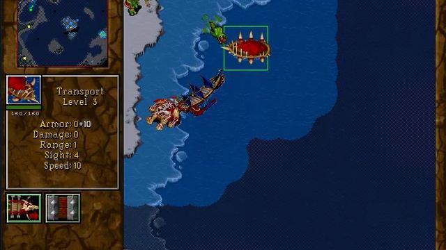 MS-DOS Warcraft II - Tides Of Darkness Passthrough3