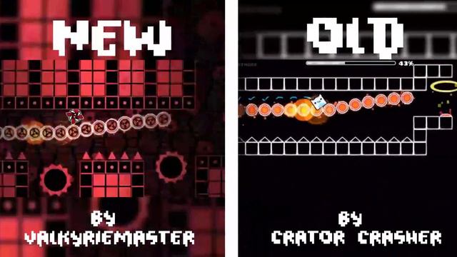 Geometry Dash | Rush E Comparison (New vs Old) смотреть онлайн