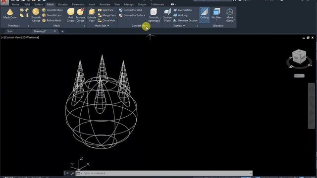 Convert Mesh to AutoCAD Body смотреть онлайн