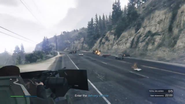 GTA 5 - New HVY Insurgent variant gun test смотреть онлайн