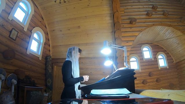 "Пред дверьми храма Твоего...", Агни Парфене на греческом языке смотреть онлайн