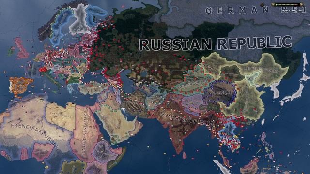 Why USA is Arsenal of democracy. feat poor Russia - Hoi4 Timelapse смотреть онлайн