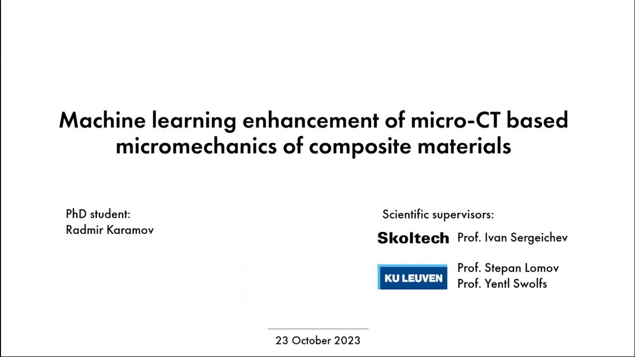Joint PhD Thesis Defense with KU Leuven. Radmir Karamov смотреть онлайн