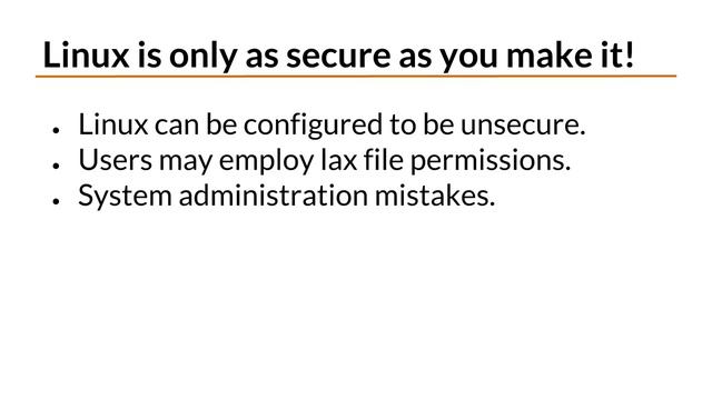 2.2 Is Linux Secure смотреть онлайн