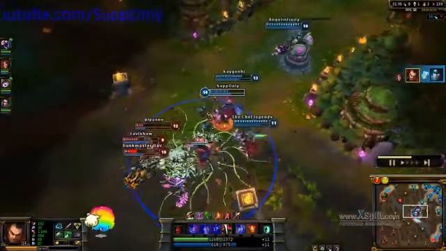 [League of Legends] - Darius Quadrakill - Win Lane Win Game смотреть онлайн