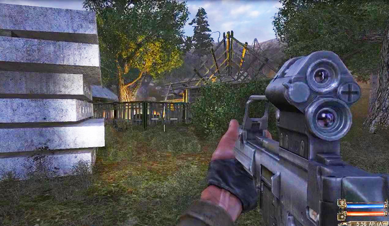 S.T.A.L.K.E.R.: Тень Чернобыля.Ззащитить сталкеров на армейских складах. смотреть онлайн