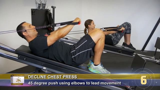 15mins CHEST & TRICEPS W/ Total Trainer - Pilates Reformer - Total Trainer
